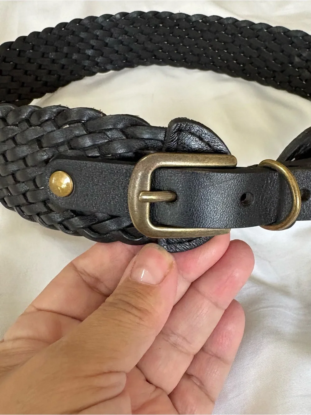 Ann Taylor LOFT Braided Leather Belt